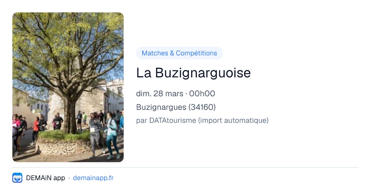 La Buzignarguoise — Buzignargues