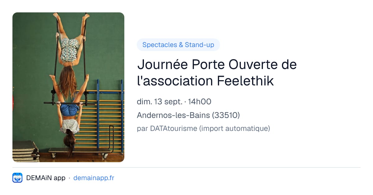 Journée Porte Ouverte de l'association Feelethik — Andernos-les-Bains