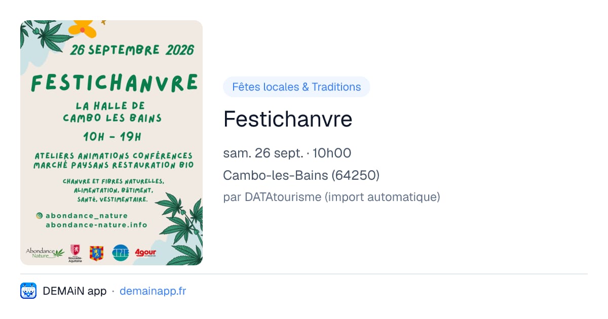 Festichanvre — Cambo-les-Bains