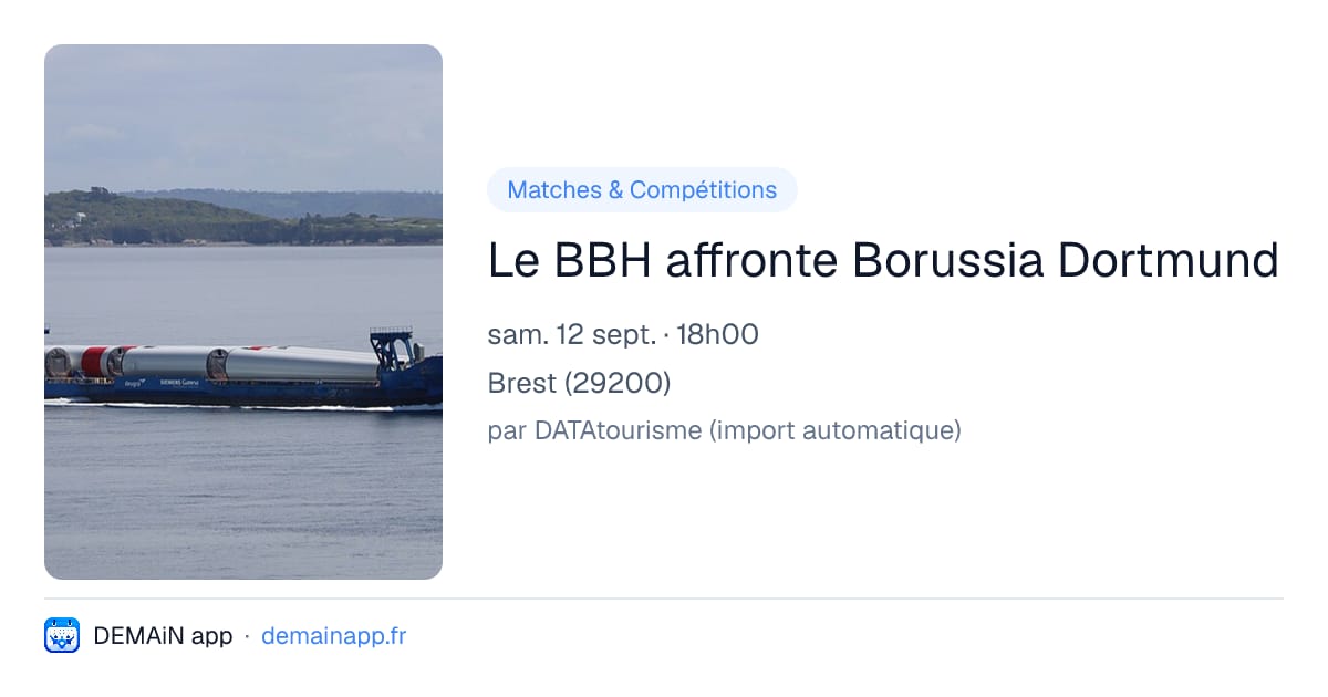 Le BBH affronte Borussia Dortmund — Brest