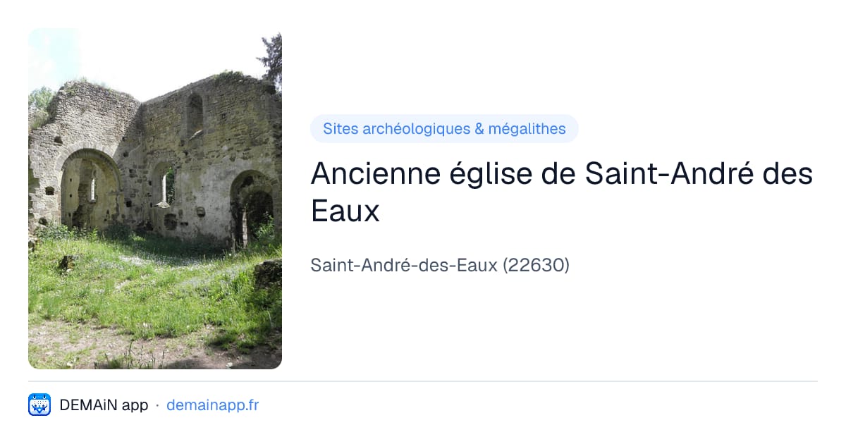 Ancienne église de Saint-André des Eaux — Saint-André-des-Eaux