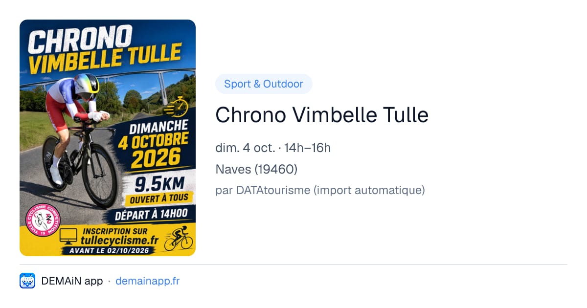 Chrono Vimbelle Tulle — Naves