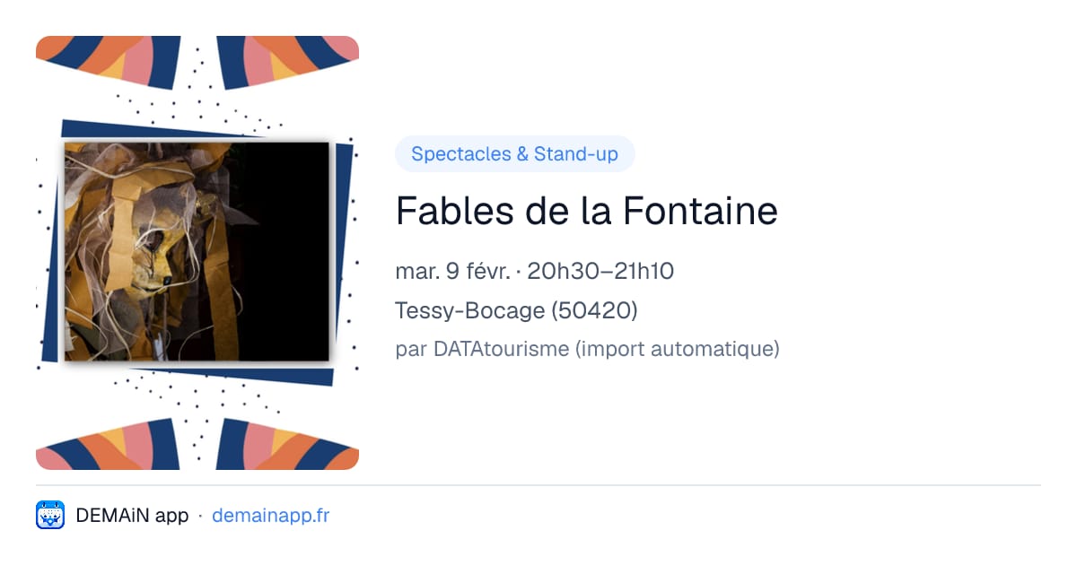 Fables de la Fontaine — Tessy-Bocage