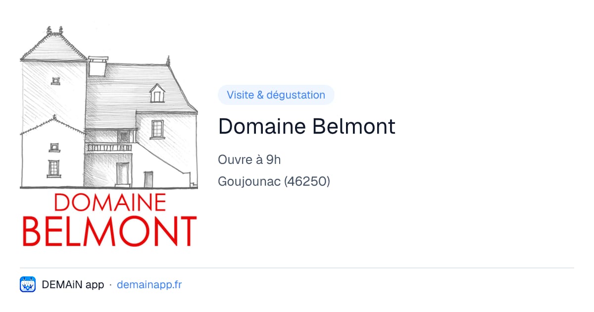 Domaine Belmont — Goujounac