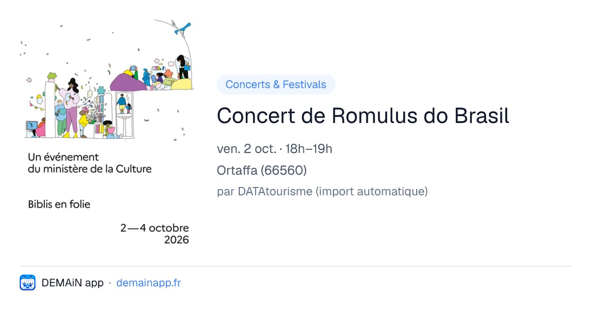 Concert de Romulus do Brasil — Ortaffa