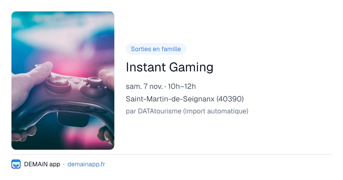 Instant Gaming — Saint-Martin-de-Seignanx