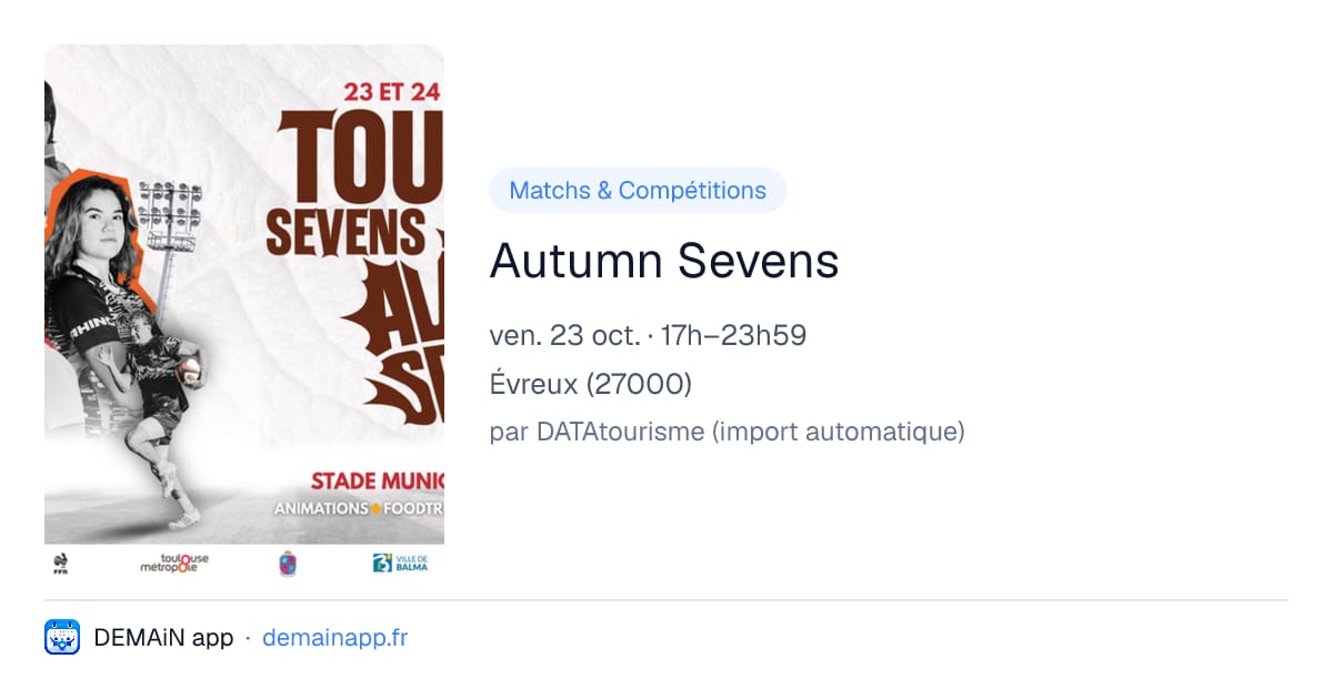 Autumn Sevens — Évreux