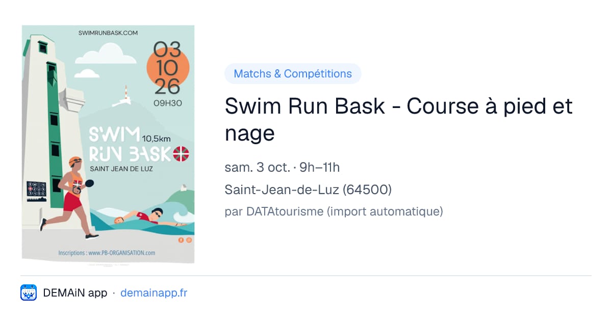 Swim Run Bask - Course à pied et nage — Saint-Jean-de-Luz