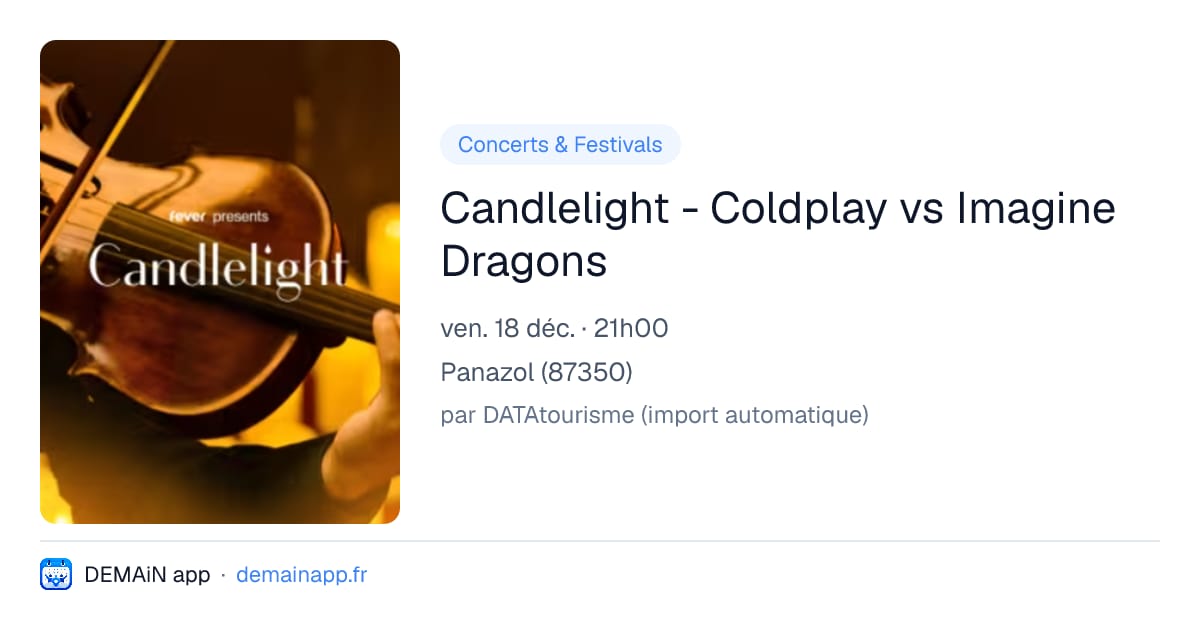 Candlelight - Coldplay vs Imagine Dragons — Panazol