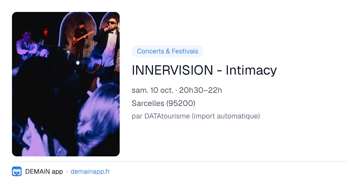 INNERVISION - Intimacy — Sarcelles