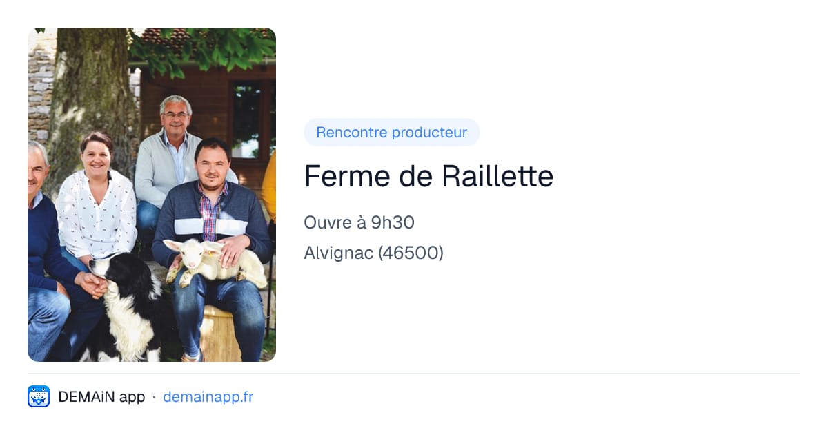 Ferme de Raillette — Alvignac