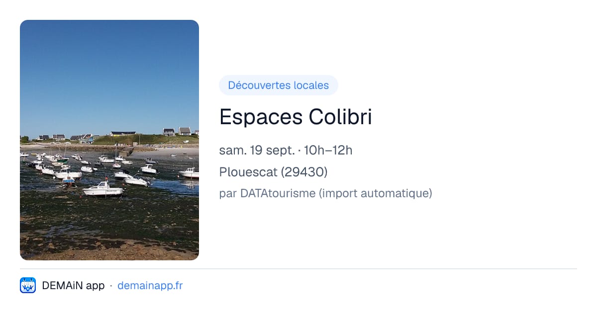 Espaces Colibri — Plouescat