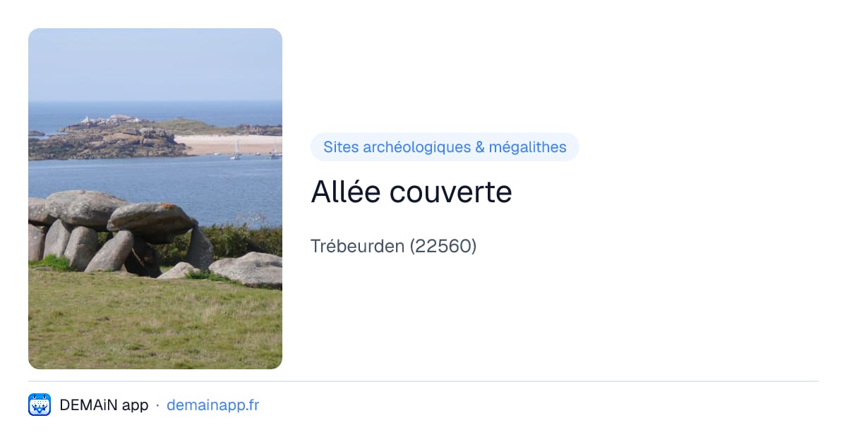 Allée couverte — Trébeurden