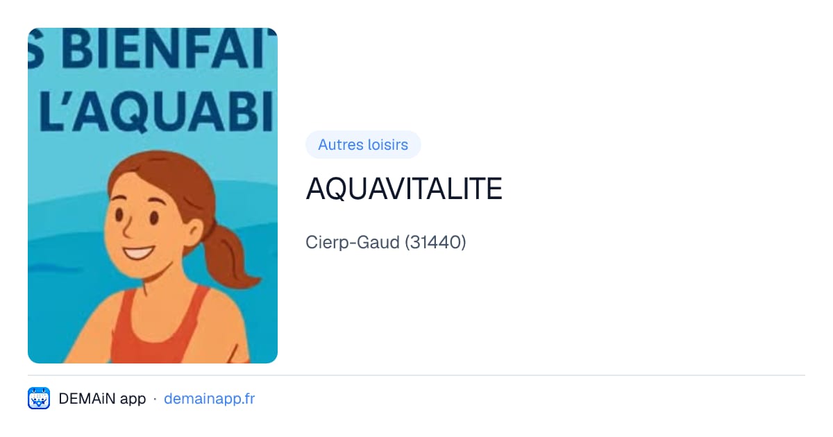 AQUAVITALITE — Cierp-Gaud
