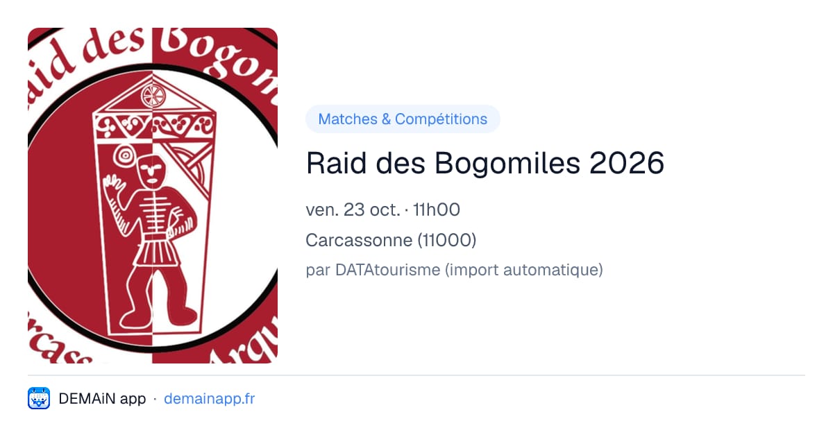 Raid des Bogomiles 2026 — Carcassonne