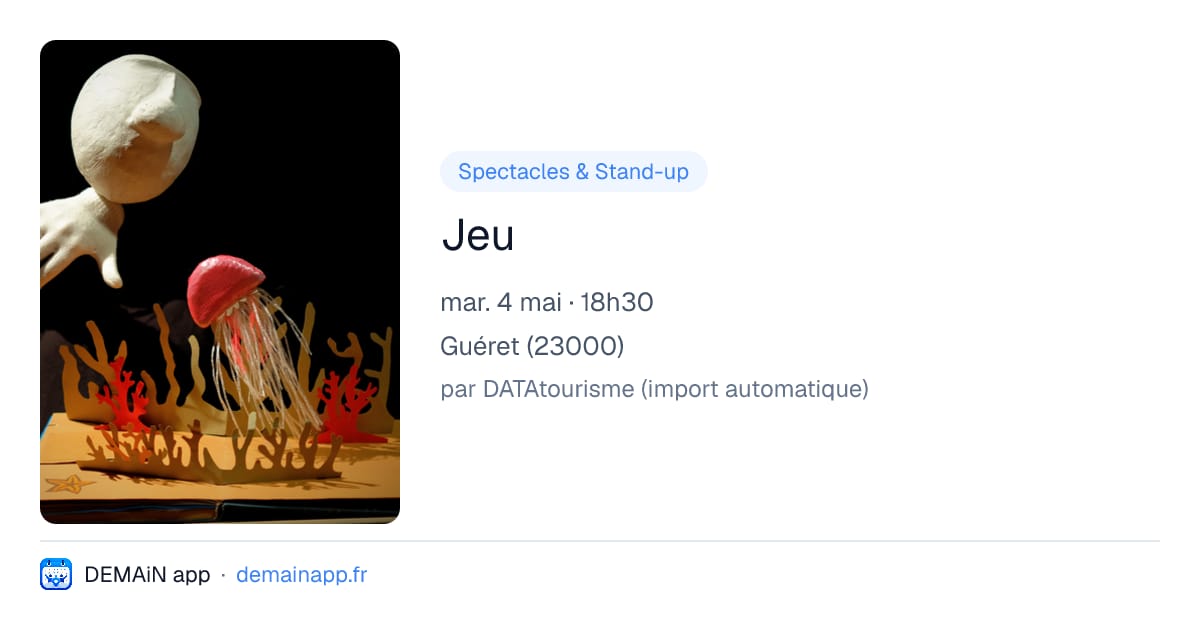 Jeu — Guéret
