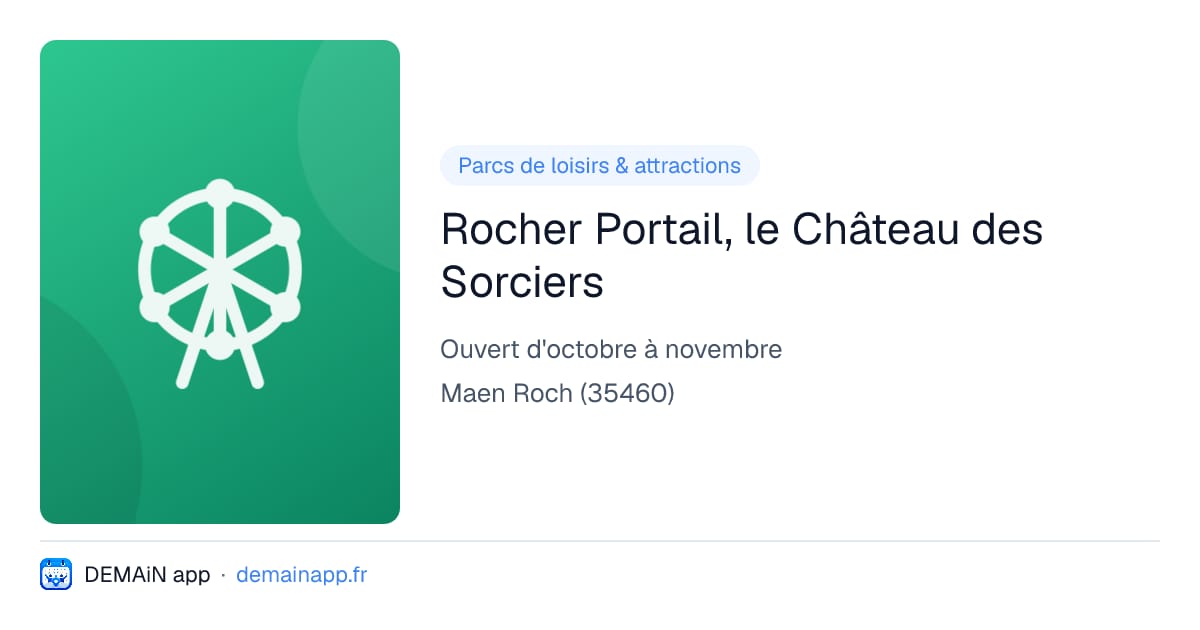 Rocher Portail, le Château des Sorciers — Maen Roch