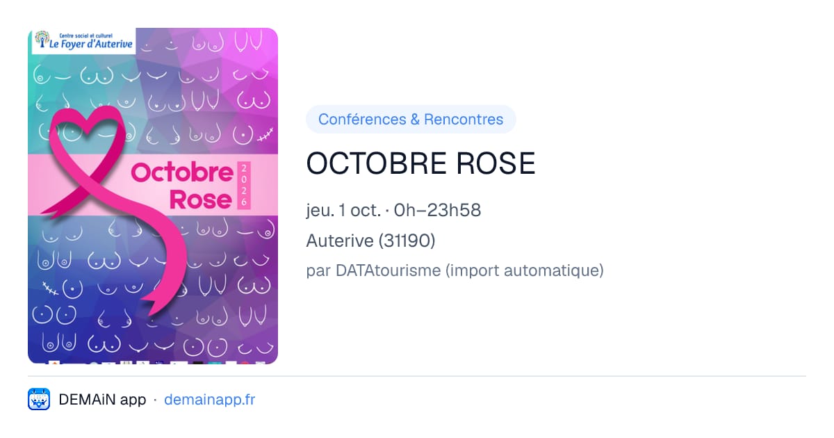 OCTOBRE ROSE — Auterive