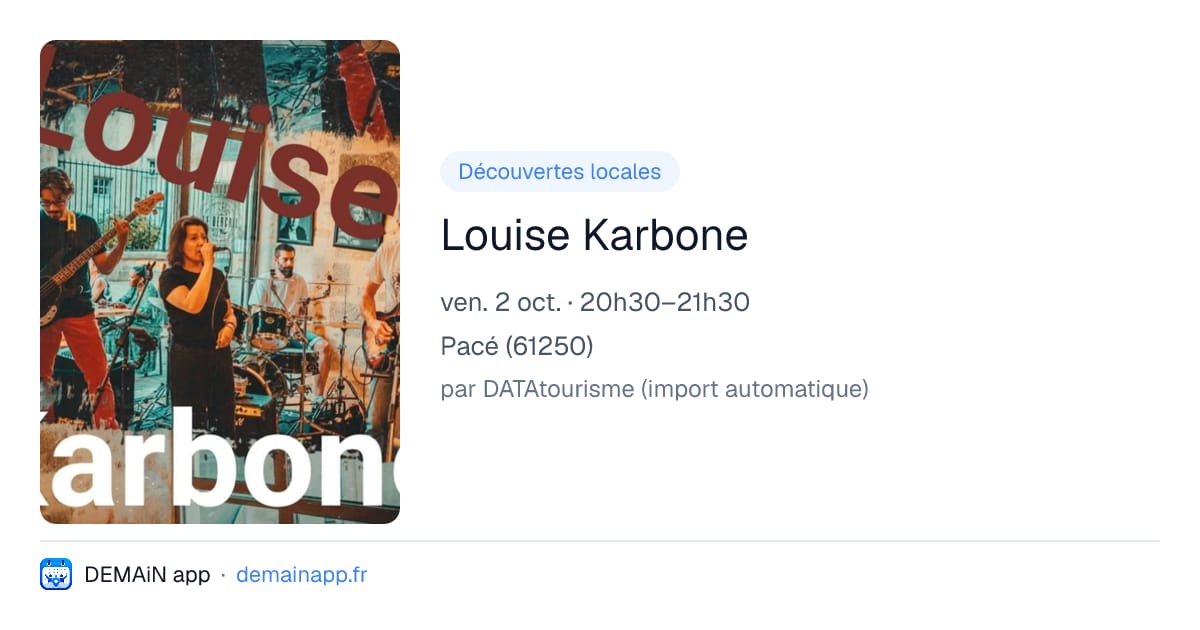 Louise Karbone — Pacé