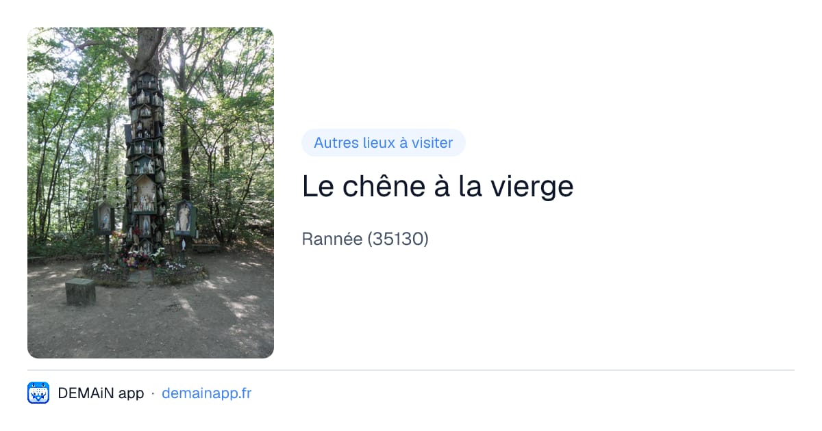 Le chêne à la vierge — Rannée