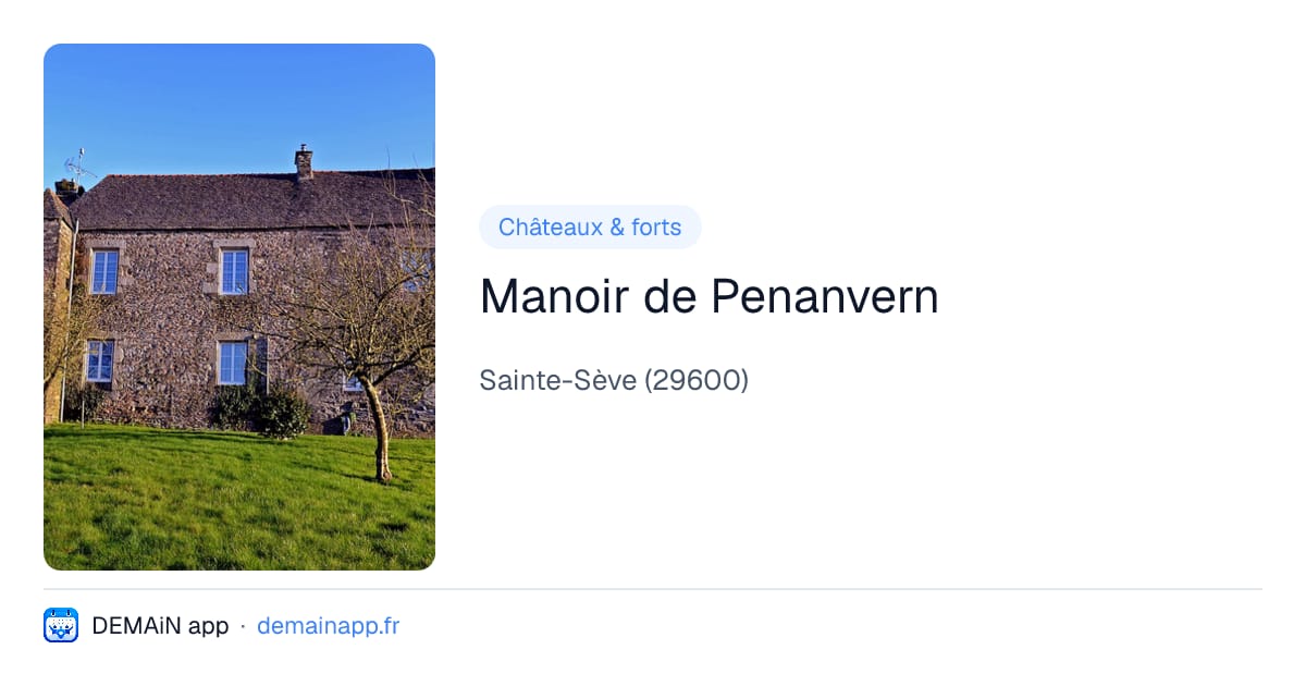 Manoir de Penanvern — Sainte-Sève