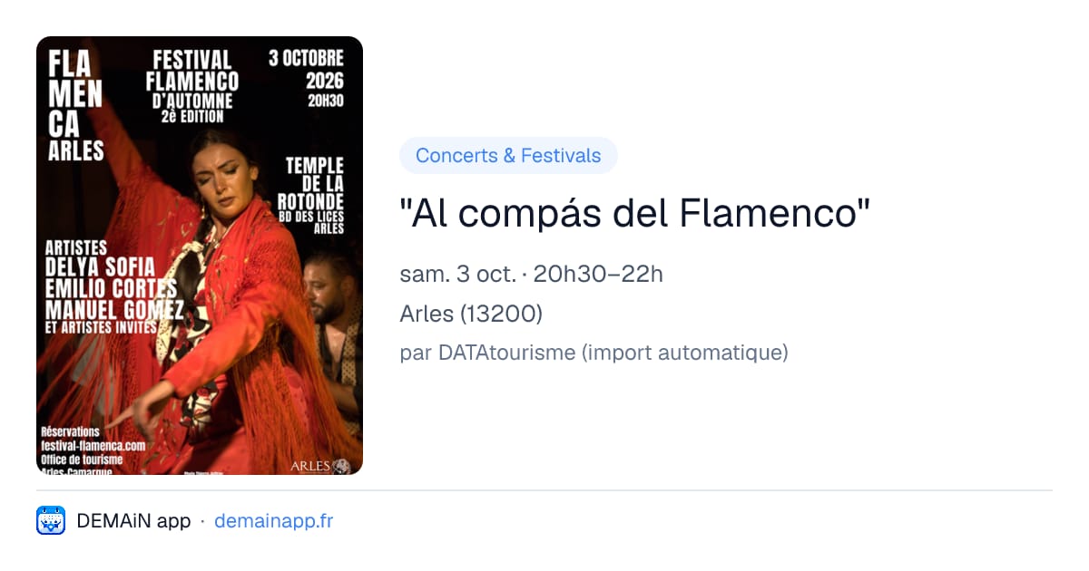 "Al compás del Flamenco" — Arles
