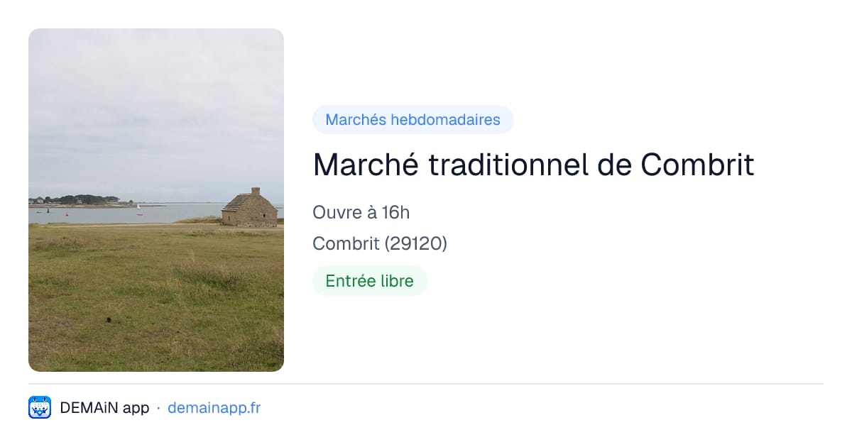 Marché traditionnel de Combrit — Combrit