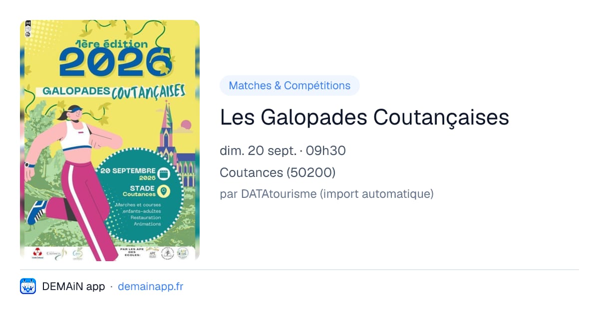 Les Galopades Coutançaises — Coutances