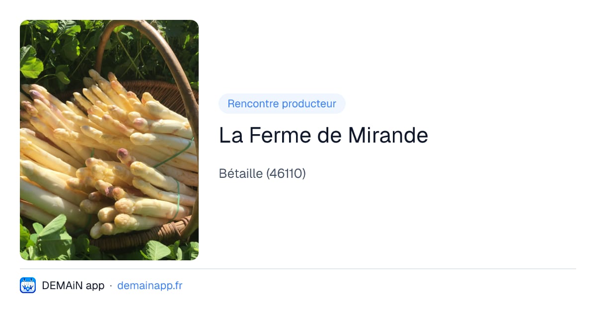 La Ferme de Mirande — Bétaille