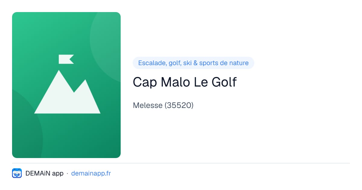 Cap Malo Le Golf — Melesse