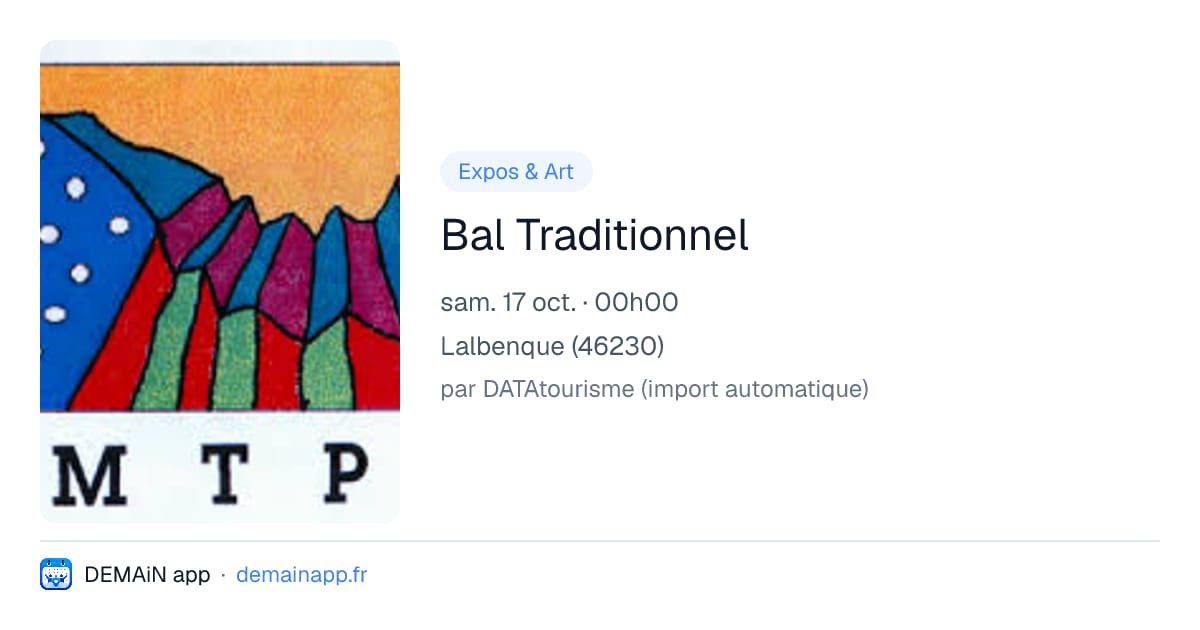 Bal Traditionnel — Lalbenque