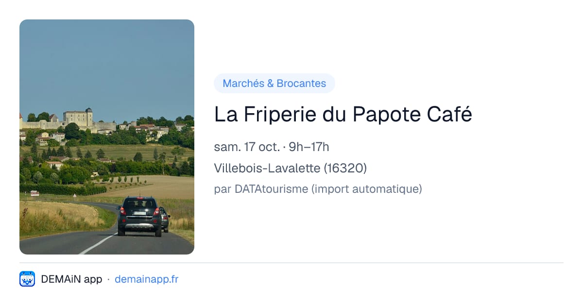 La Friperie du Papote Café — Villebois-Lavalette