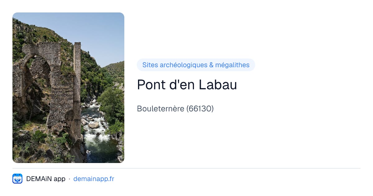 Pont d'en Labau — Bouleternère