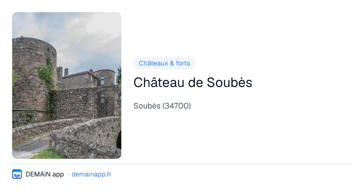 Château de Soubès — Soubès