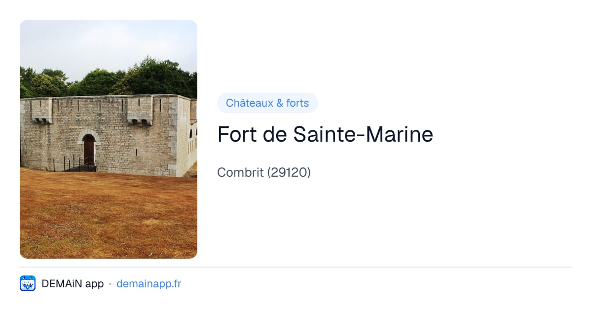 Fort de Sainte-Marine — Combrit