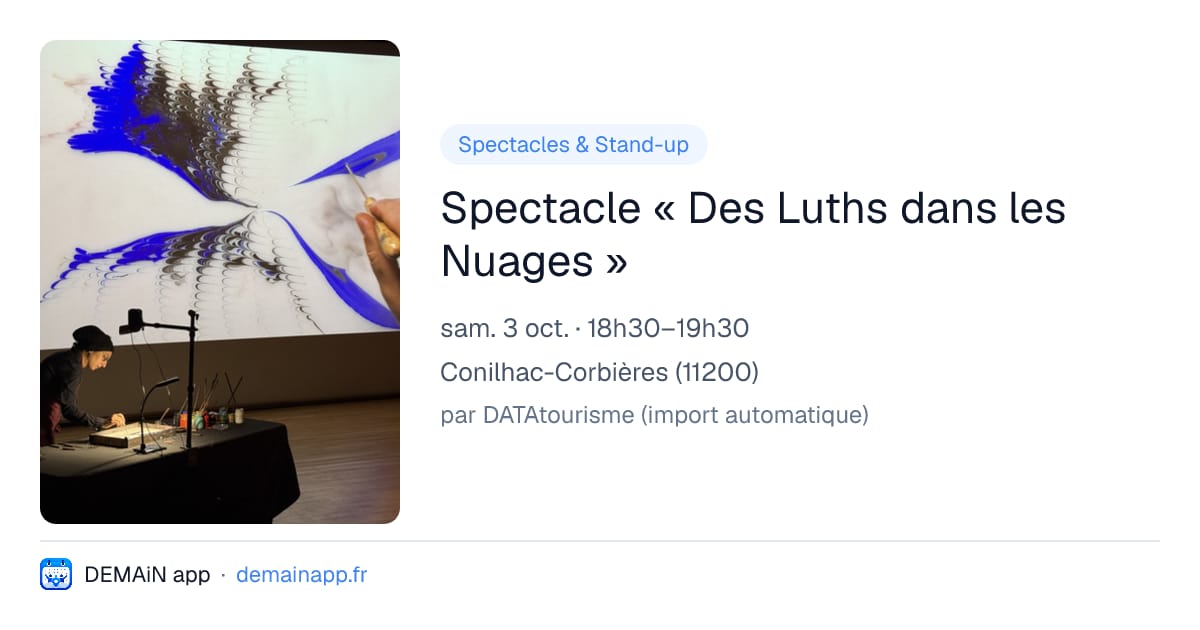 Spectacle « Des Luths dans les Nuages » — Conilhac-Corbières