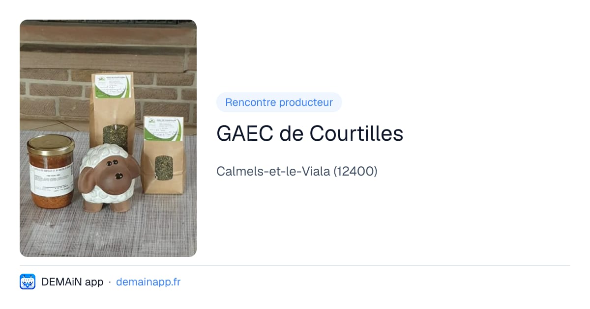 GAEC de Courtilles — Calmels-et-le-Viala
