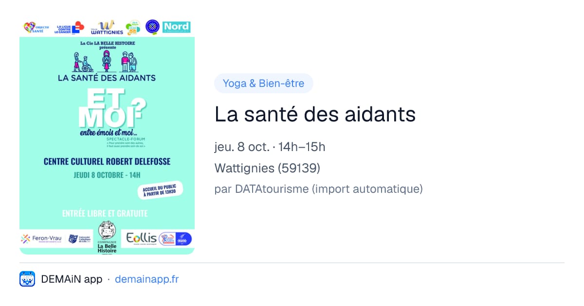 La santé des aidants — Wattignies