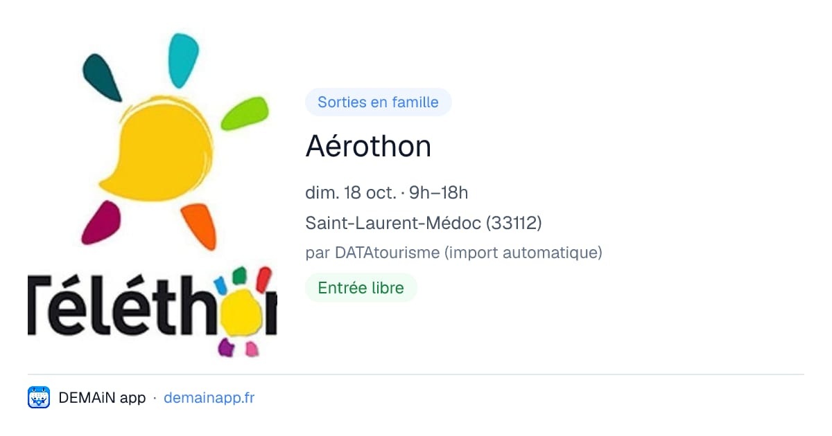Aérothon — Saint-Laurent-Médoc