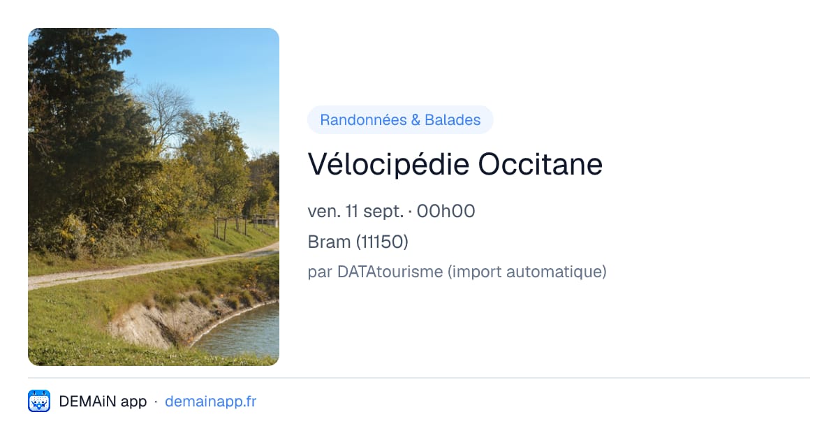 Vélocipédie Occitane — Bram