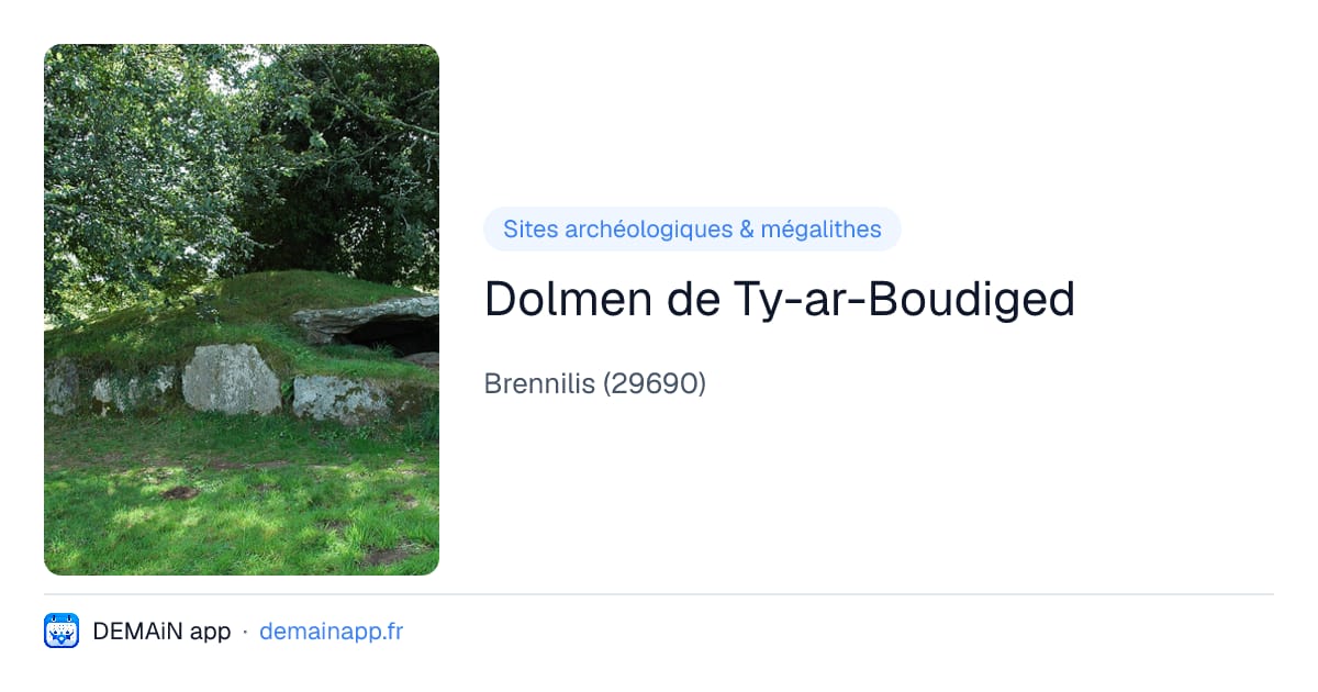 Dolmen de Ty-ar-Boudiged — Brennilis