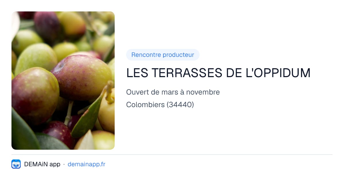 LES TERRASSES DE L'OPPIDUM — Colombiers