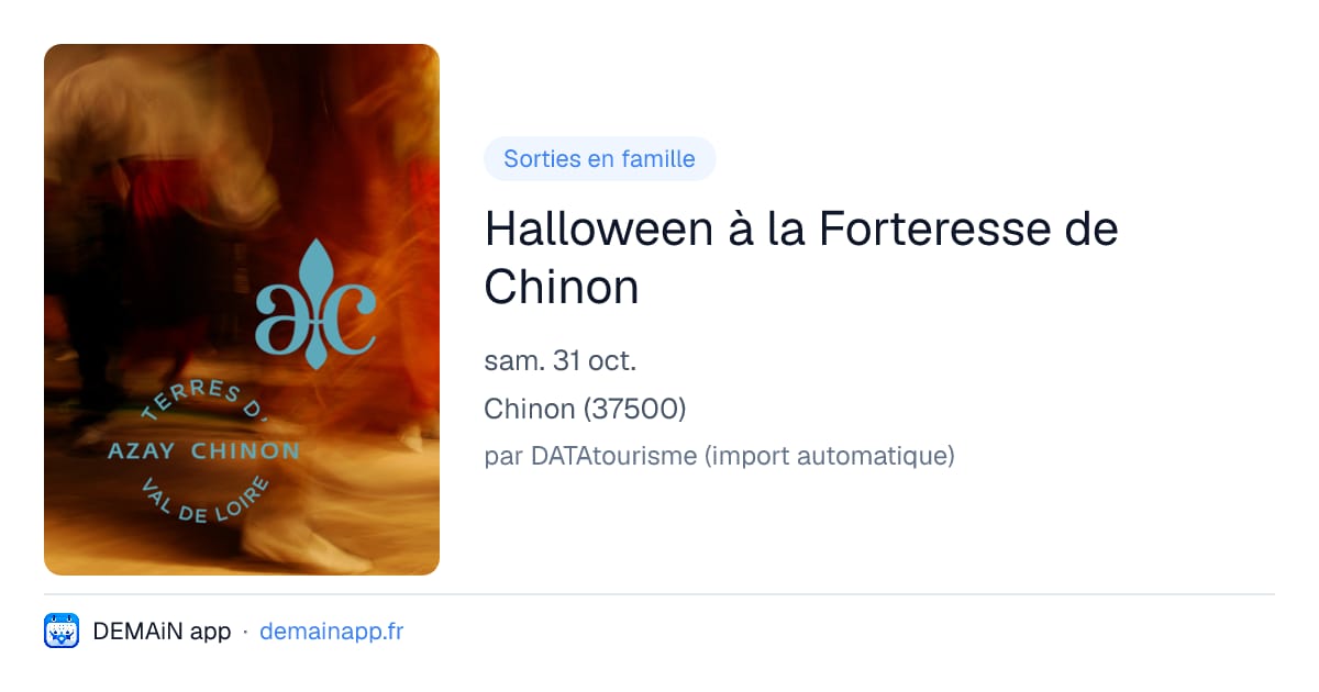 Halloween à la Forteresse de Chinon — Chinon