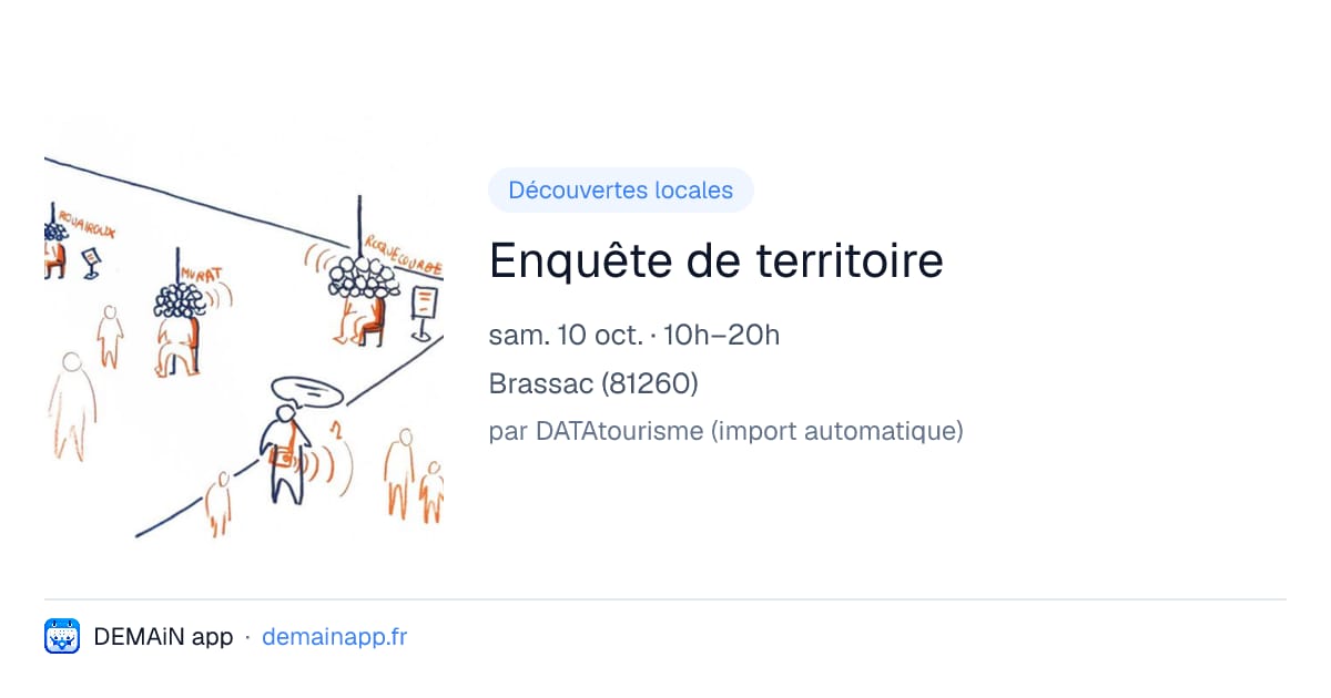 Enquête de territoire — Brassac