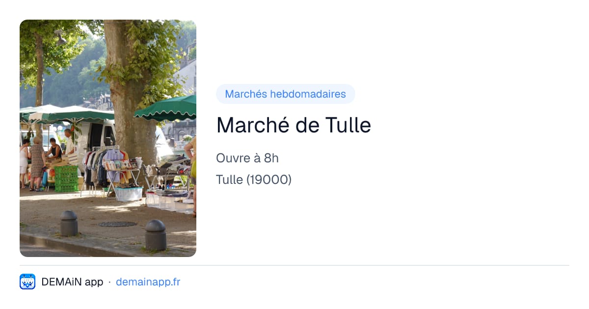 Marché de Tulle — Tulle