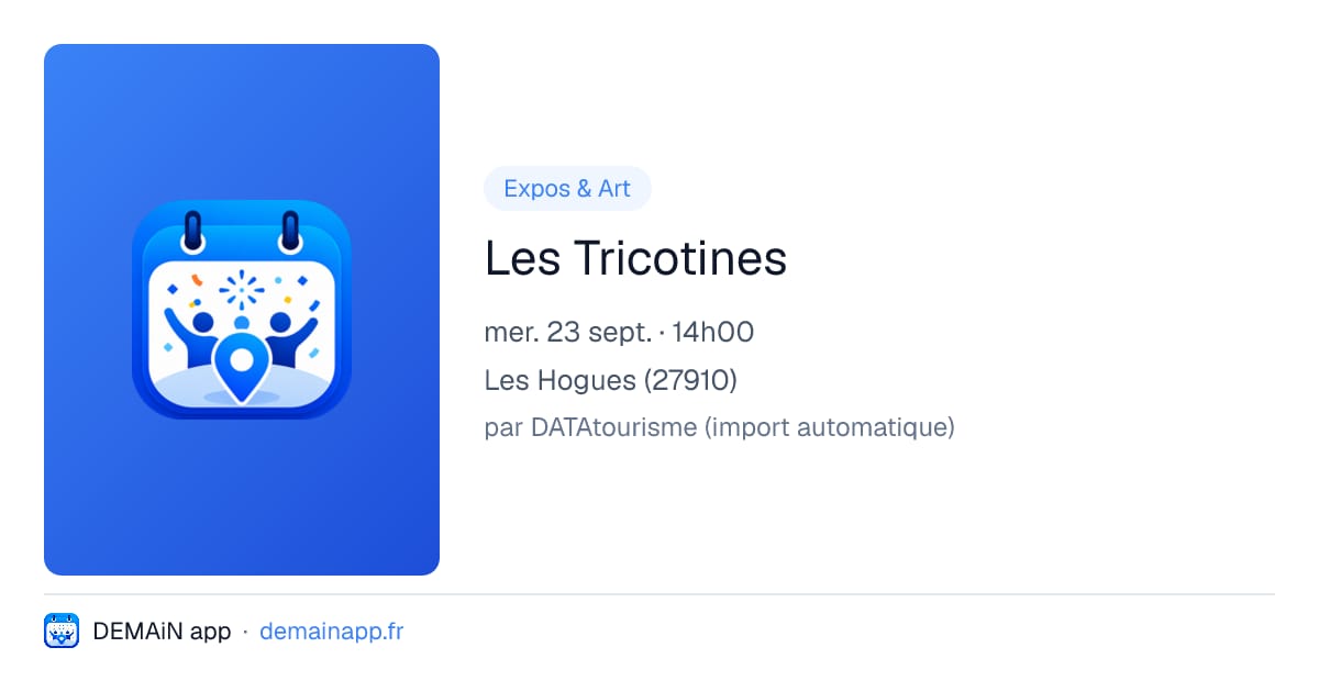 Les Tricotines — Les Hogues
