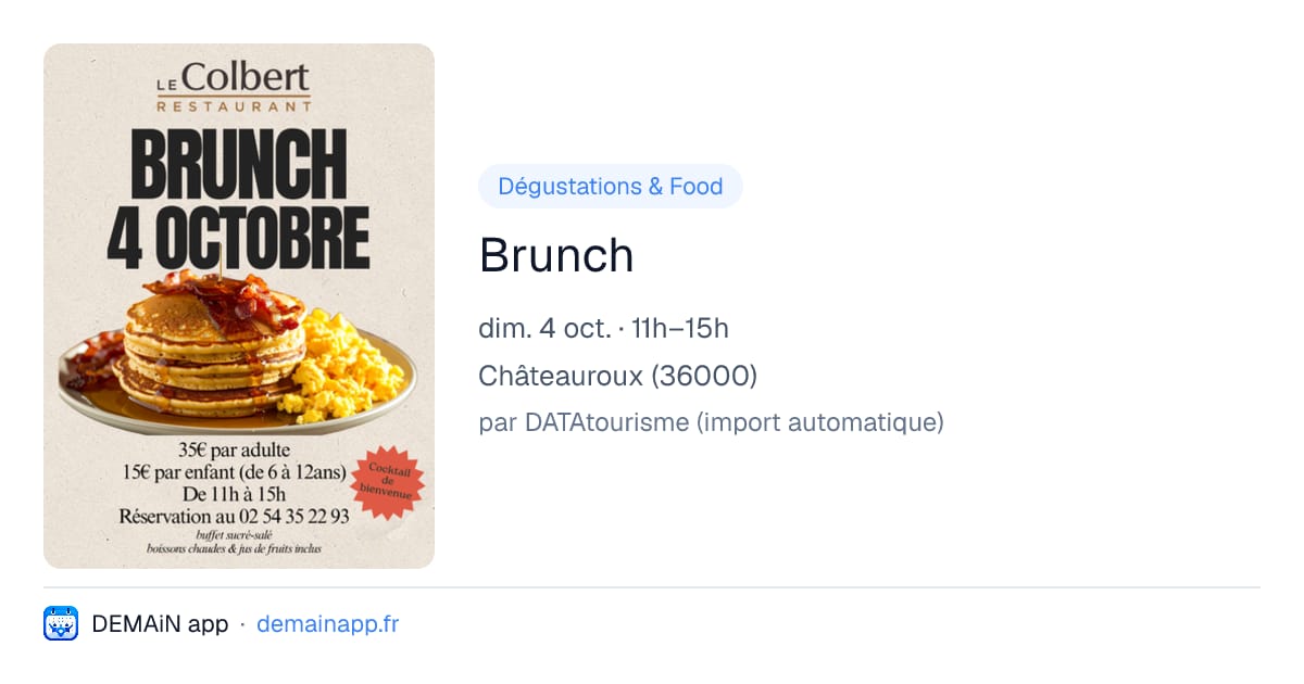 Brunch — Châteauroux