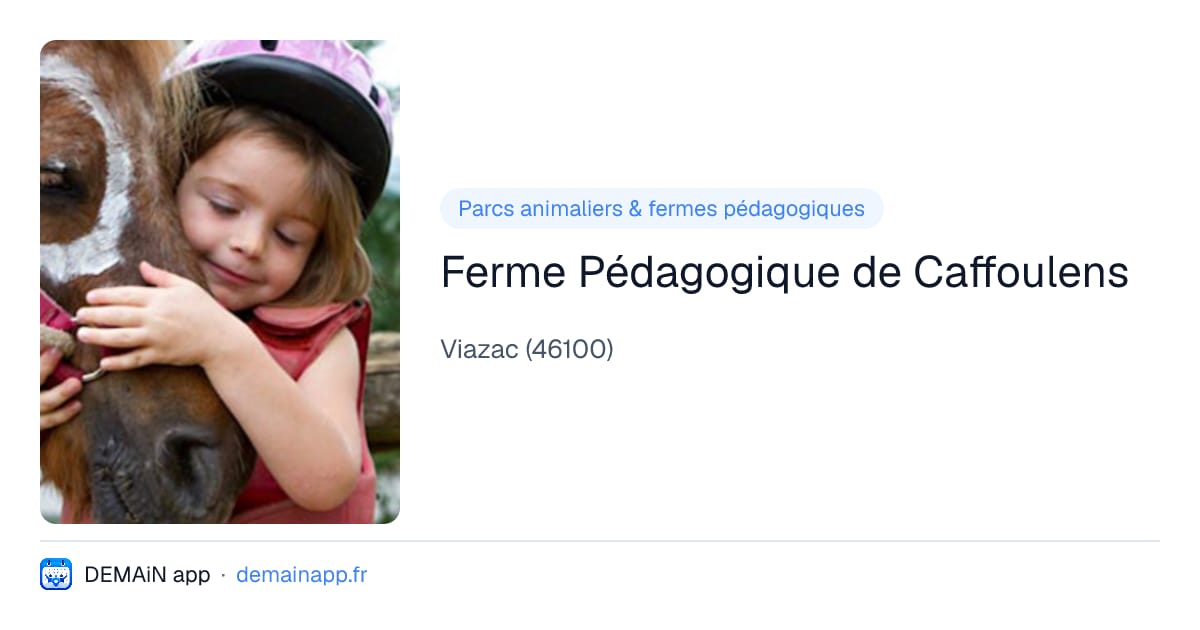 Ferme Pédagogique de Caffoulens — Viazac
