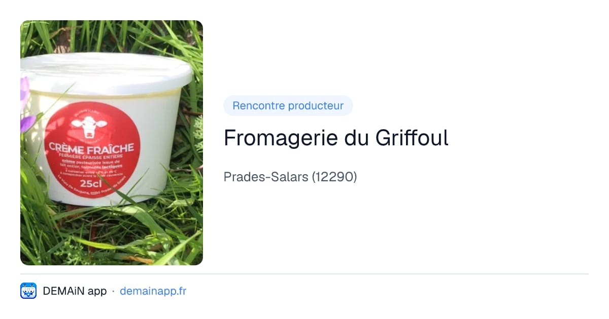 Fromagerie du Griffoul — Prades-Salars
