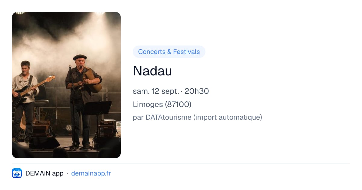 Nadau — Limoges